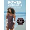imageAleumdr One Piece Swimsuits Women Swim Dress Skirted Tummy Control Bathing Suit Modest Swimwear with PocketsA6 Brown