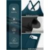 imageAleumdr Women One Piece Swimsuit Skirt Tummy Control Bathing Suit Color Block Swim Dress Swimwear with PocketsGreen