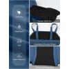 imageAleumdr Women Vintage Tummy Control Two Piece Tankini Swimsuits Swimdress Push up Swimwear Bathing SuitsBlue 204