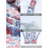 imageAleumdr Women Vintage Tummy Control Two Piece Tankini Swimsuits Swimdress Push up Swimwear Bathing SuitsFloral Print