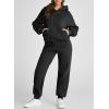 imageAleumdr Womens 2 Piece Outfits Matching Sets Sweatsuit Hoodie Oversized Sweatshirts with Sweatpants Tracksuits Fall OutfitsA1 Black