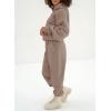 imageAleumdr Womens 2 Piece Outfits Matching Sets Sweatsuit Hoodie Oversized Sweatshirts with Sweatpants Tracksuits Fall OutfitsA10 Army Green