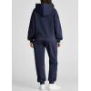 imageAleumdr Womens 2 Piece Outfits Matching Sets Sweatsuit Hoodie Oversized Sweatshirts with Sweatpants Tracksuits Fall OutfitsA3 Navy Blue