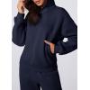 imageAleumdr Womens 2 Piece Outfits Matching Sets Sweatsuit Hoodie Oversized Sweatshirts with Sweatpants Tracksuits Fall OutfitsA3 Navy Blue