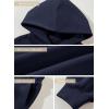 imageAleumdr Womens 2 Piece Outfits Matching Sets Sweatsuit Hoodie Oversized Sweatshirts with Sweatpants Tracksuits Fall OutfitsA3 Navy Blue