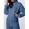 imageAleumdr Womens 2 Piece Outfits Matching Sets Sweatsuit Hoodie Oversized Sweatshirts with Sweatpants Tracksuits Fall OutfitsA6 Light Blue