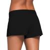 imageAleumdr Womens 3quot Waistband Swimsuit Bottom Boy Shorts Swimming PantyAvailable in PlusAa Black2