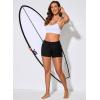 imageAleumdr Womens 3quot Waistband Swimsuit Bottom Boy Shorts Swimming PantyAvailable in PlusAa Black2