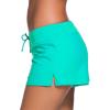 imageAleumdr Womens 3quot Waistband Swimsuit Bottom Boy Shorts Swimming PantyAvailable in PlusMint Green