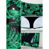 imageAleumdr Womens 3quot Waistband Swimsuit Bottom Boy Shorts Swimming PantyAvailable in PlusPrinted Green