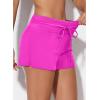 imageAleumdr Womens 3quot Waistband Swimsuit Bottom Boy Shorts Swimming PantyAvailable in PlusRosy2
