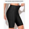 imageAleumdr Womens 8quot High Waisted Board Shorts Long Swim Bottom Knee Length Pants with Pocket UPF 50 Shorts with LinerBlack