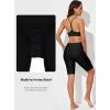 imageAleumdr Womens 8quot High Waisted Board Shorts Long Swim Bottom Knee Length Pants with Pocket UPF 50 Shorts with LinerBlack