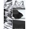 imageAleumdr Womens Athletic 3 Piece Tankini Swimsuits with Shorts Swim Tank Tops with Sports Bra and Boyshorts Bathing SuitsBlack