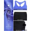 imageAleumdr Womens Athletic 3 Piece Tankini Swimsuits with Shorts Swim Tank Tops with Sports Bra and Boyshorts Bathing SuitsPurple Blue