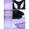 imageAleumdr Womens Blouson Striped Printed Push up Strappy TBack Tankini Top with ShortsAvailable in PlusZzz Purple