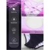 imageAleumdr Womens Color Block Print One Piece Swimsuits Athletic Training Swimwear Bathing SuitsZzz Purple