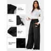 imageAleumdr Womens High Waisted Drawstring Waist Wide Leg Sweatpants with Pockets Casual Loose Yoga PantsBlackleather Label