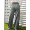 imageAleumdr Womens High Waisted Drawstring Waist Wide Leg Sweatpants with Pockets Casual Loose Yoga PantsGray Dark