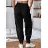 imageAleumdr Womens High Waisted Sweatpants with Pockets Workout Running Jogger Pants Baggy Lounge Sweat PantsBlack