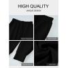 imageAleumdr Womens High Waisted Sweatpants with Pockets Workout Running Jogger Pants Baggy Lounge Sweat PantsBlack