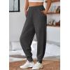 imageAleumdr Womens High Waisted Sweatpants with Pockets Workout Running Jogger Pants Baggy Lounge Sweat PantsDark Grey
