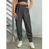 imageAleumdr Womens High Waisted Sweatpants with Pockets Workout Running Jogger Pants Baggy Lounge Sweat PantsDark Grey