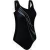 imageAleumdr Womens One Piece Swimsuit Athletic Swimwear Bathing Suits Color Block Print Sport SwimsuitsBlack 202