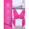 imageAleumdr Womens One Piece Swimsuit Ruffle Cutout Swimdress Tummy Control V Neck Wrap SwimwearHot Pink