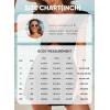 imageAleumdr Womens One Piece Swimsuit Ruffle Cutout Swimdress Tummy Control V Neck Wrap SwimwearPink Color Block