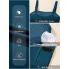 imageAleumdr Womens One Piece Swimsuit Tummy Control Swim Dress Modest Full Coverage Skirt Bathing Suit with PocketsBlue Sapphire