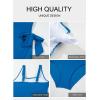 imageAleumdr Womens Plus Size Swimsuit One Piece Swim Dress Modest Full Coverage Tummy Control Bathing Suit with SkirtBluing