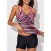 imageAleumdr Womens Printed Strappy Racerback Swim Tankini Top Only No Bottom S  XXXLAs Picture