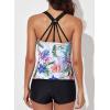 imageAleumdr Womens Printed Strappy Racerback Swim Tankini Top Only No Bottom S  XXXLPrinted