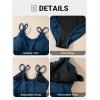 imageAleumdr Womens Tankini Bathing Suit 2 Piece Tummy Control Swimsuit Scallop Trim Tankini Top with BottomSail Blue