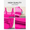 imageAleumdr Womens Tankini Top Only Ruched Tummy Control Bathing Suit Top Modest Swim Tank Top No BottomRose