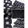 imageAleumdr Womens Waistband Layered Swimdress Ruffle Swim Skirt Swimsuit BottomAvailable in PlusBlack Spot
