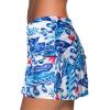 imageAleumdr Womens Waistband Layered Swimdress Ruffle Swim Skirt Swimsuit BottomAvailable in PlusBlue Printed