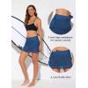 imageAleumdr Womens Waistband Layered Swimdress Ruffle Swim Skirt Swimsuit BottomAvailable in PlusBlue a