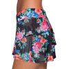 imageAleumdr Womens Waistband Layered Swimdress Ruffle Swim Skirt Swimsuit BottomAvailable in PlusFlower Printed