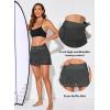 imageAleumdr Womens Waistband Layered Swimdress Ruffle Swim Skirt Swimsuit BottomAvailable in PlusGray 2011