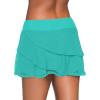 imageAleumdr Womens Waistband Layered Swimdress Ruffle Swim Skirt Swimsuit BottomAvailable in PlusGreen