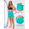 imageAleumdr Womens Waistband Layered Swimdress Ruffle Swim Skirt Swimsuit BottomAvailable in PlusGreen