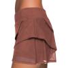 imageAleumdr Womens Waistband Layered Swimdress Ruffle Swim Skirt Swimsuit BottomAvailable in PlusLigh Brown