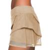 imageAleumdr Womens Waistband Layered Swimdress Ruffle Swim Skirt Swimsuit BottomAvailable in PlusLight Beige