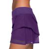 imageAleumdr Womens Waistband Layered Swimdress Ruffle Swim Skirt Swimsuit BottomAvailable in PlusPurple