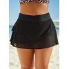imageAleumdr Womens Waistband Layered Swimdress Ruffle Swim Skirt Swimsuit BottomAvailable in PlusZzz Black