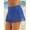 imageAleumdr Womens Waistband Layered Swimdress Ruffle Swim Skirt Swimsuit BottomAvailable in PlusZzz Blue 305