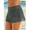 imageAleumdr Womens Waistband Layered Swimdress Ruffle Swim Skirt Swimsuit BottomAvailable in PlusZzz Gray 2011