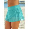 imageAleumdr Womens Waistband Layered Swimdress Ruffle Swim Skirt Swimsuit BottomAvailable in PlusZzz Green